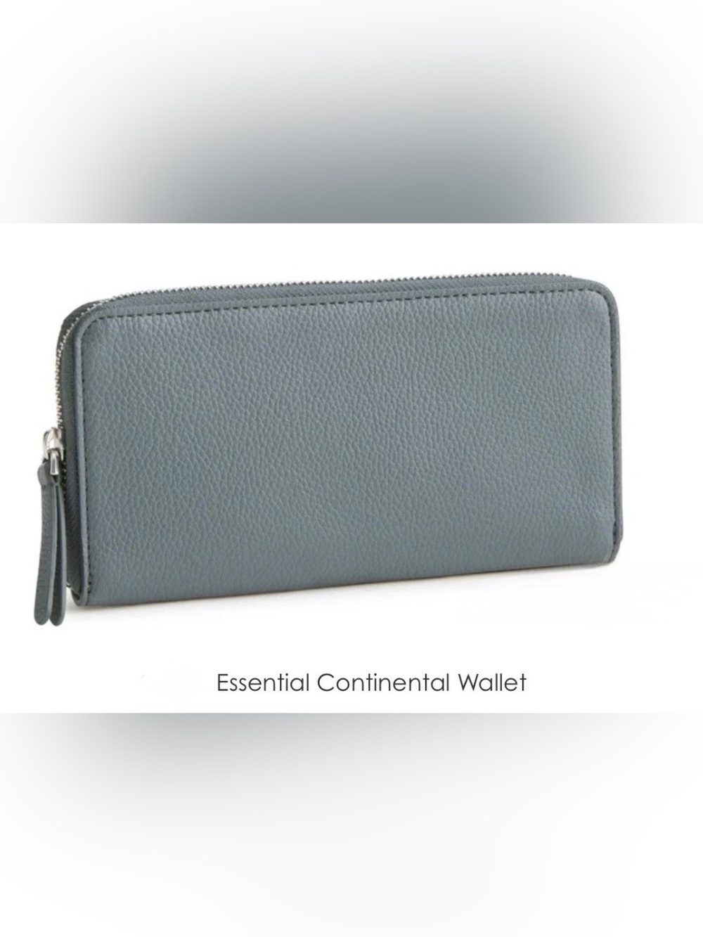 Vera Bradley  Essential Continental Wallet in Dark Slate MSRP:$109 NEW